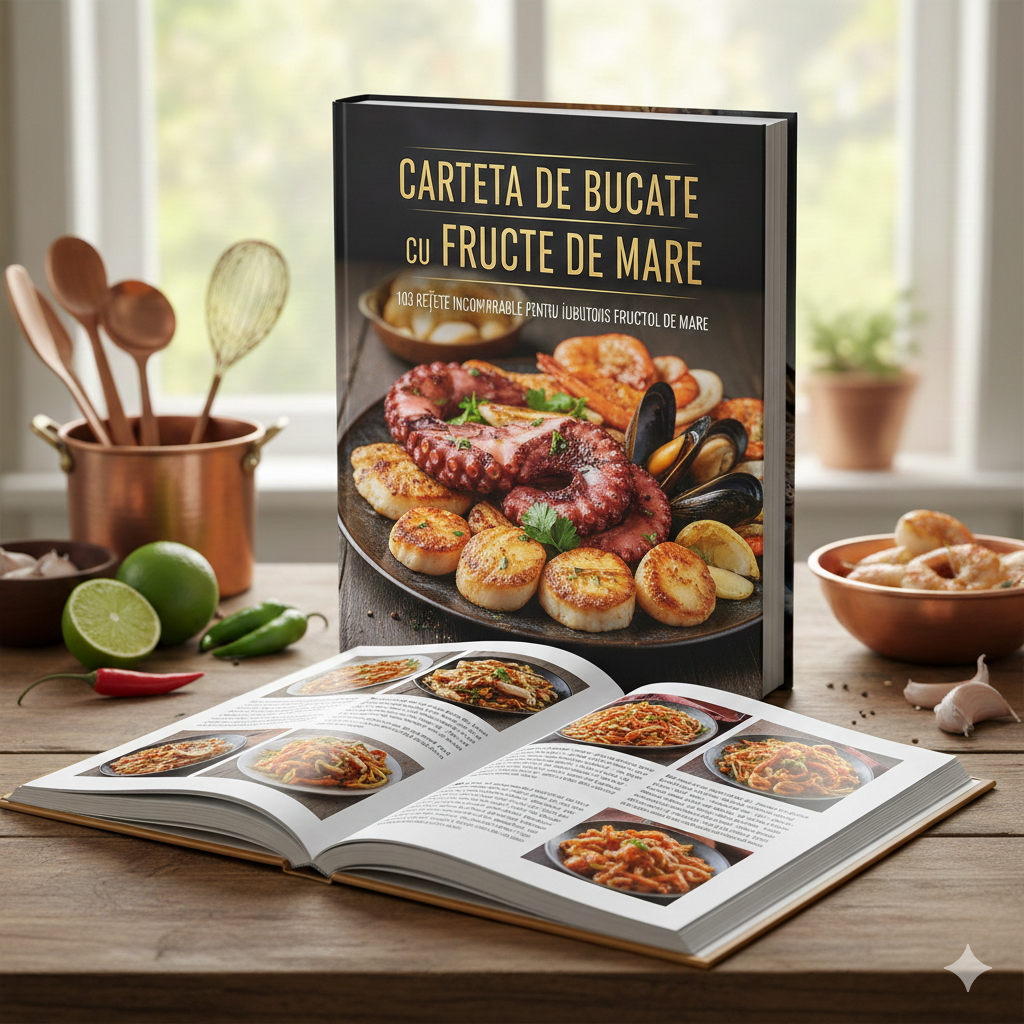 Ebook - Cartea de bucate cu FRUCTE DE MARE
