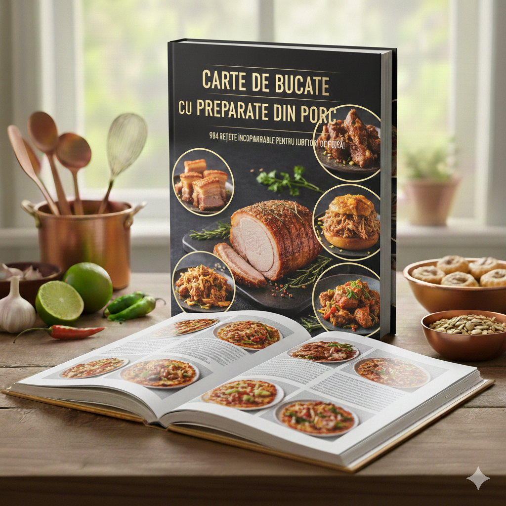 Ebook - Cartea de bucate cu PREPARATE DIN PORC