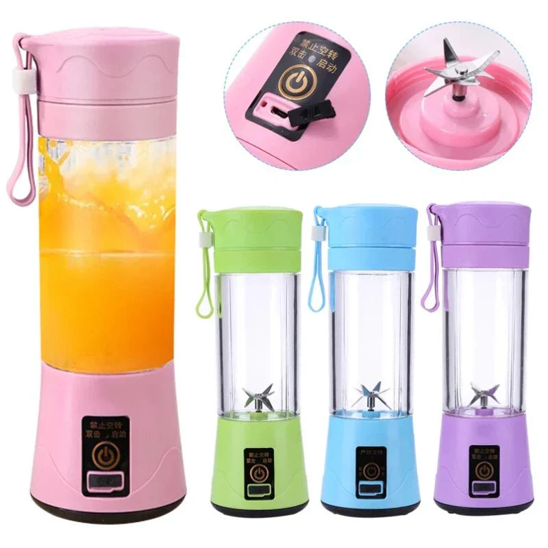 Mini blender portabil cu incarcare USB | Mixer pentru smoothie si shake | Blender electric de calatorie fara fir
