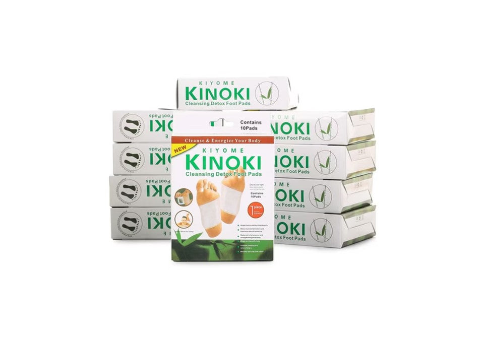 Plasturi KINOKI, pentru Detoxifierea Organismului, cu Turmalina, Vitamina C, E si Uleiuri Rafinate
