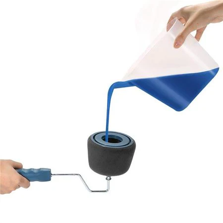 Trafalet cu Rezervor Paint Roller cu Braț Extensibil – Vopsire Rapidă și Fără Mizerie