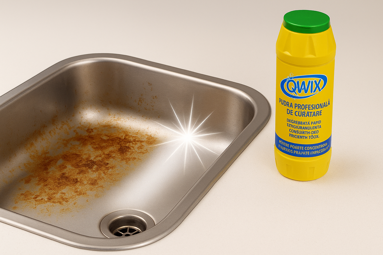 PACHET PROMO - 2 buc Pudră Profesională Super Degresantă – Strălucire Instant pentru Oale, Cratițe și Suprafețe!