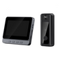 Sonerie video wireless cu monitor, Ecran IPS 4.3 inch, camera HD 1080P, Unghi de vizualizare 170°, intercom vizual, negru