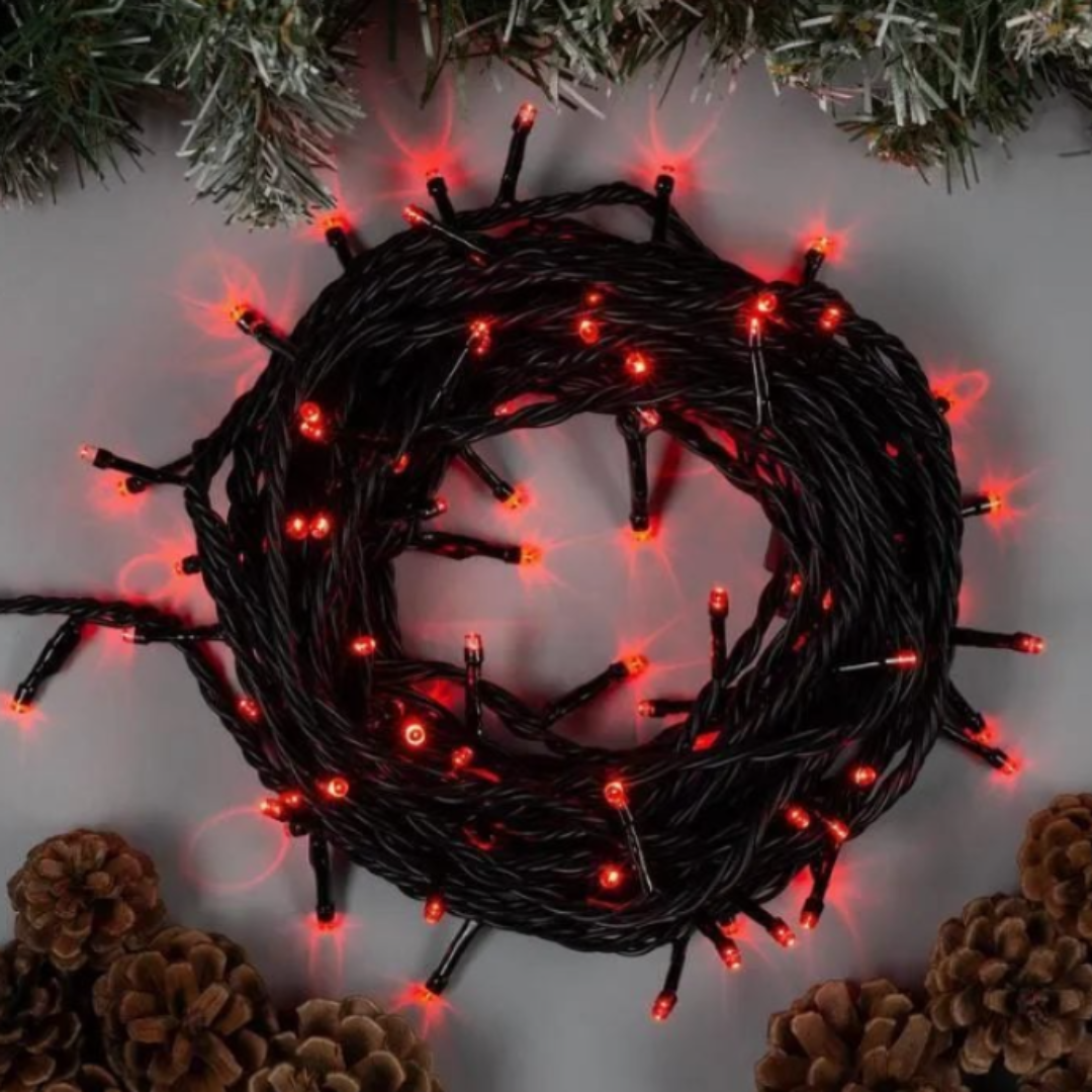 Instalatie Craciun de 20 metri, ROSU, consum redus