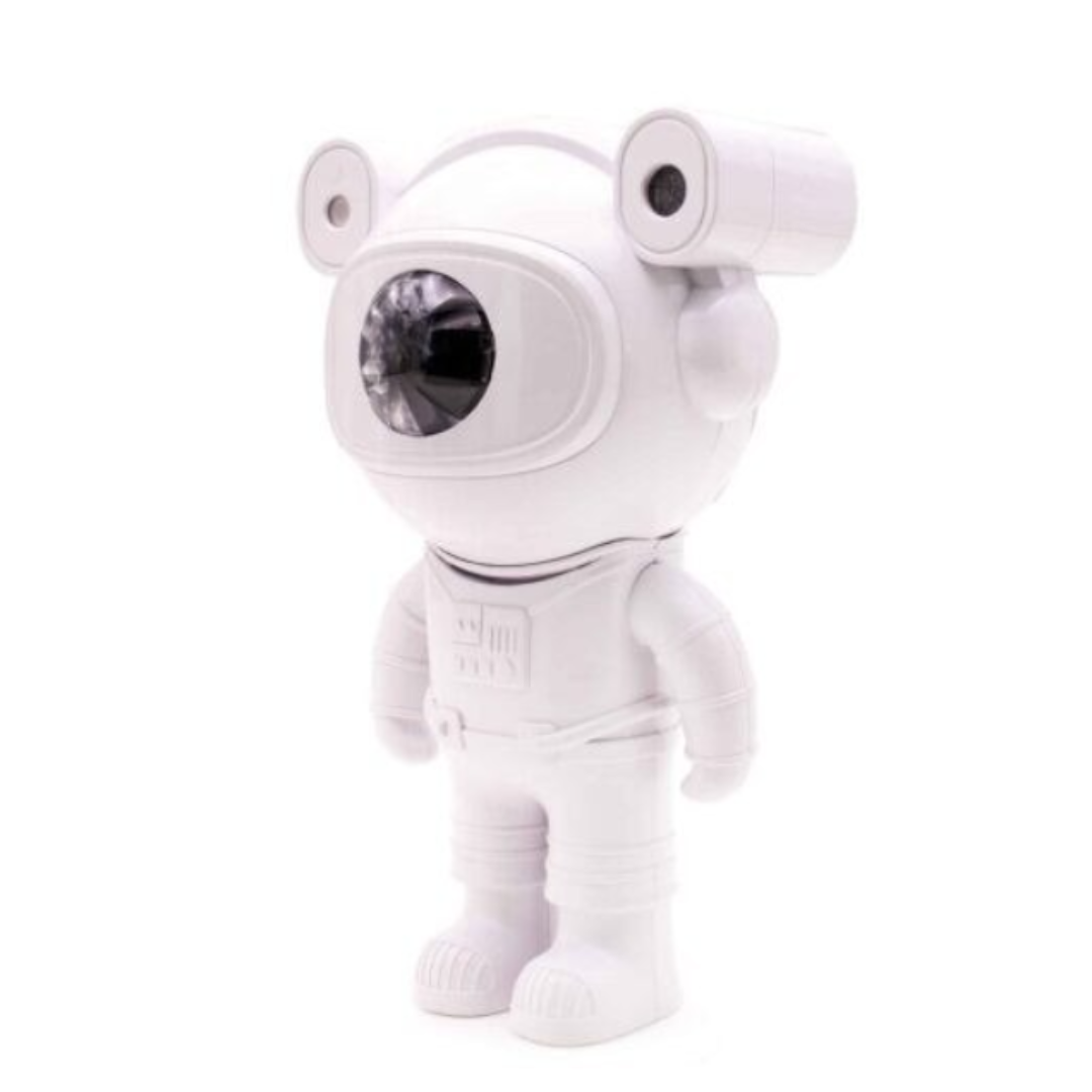 Proiector Laser Astronaut cu Joc de Lumini Aurora Boreala si Stele, Boxa Bluetooth, Timer, Telecomanda