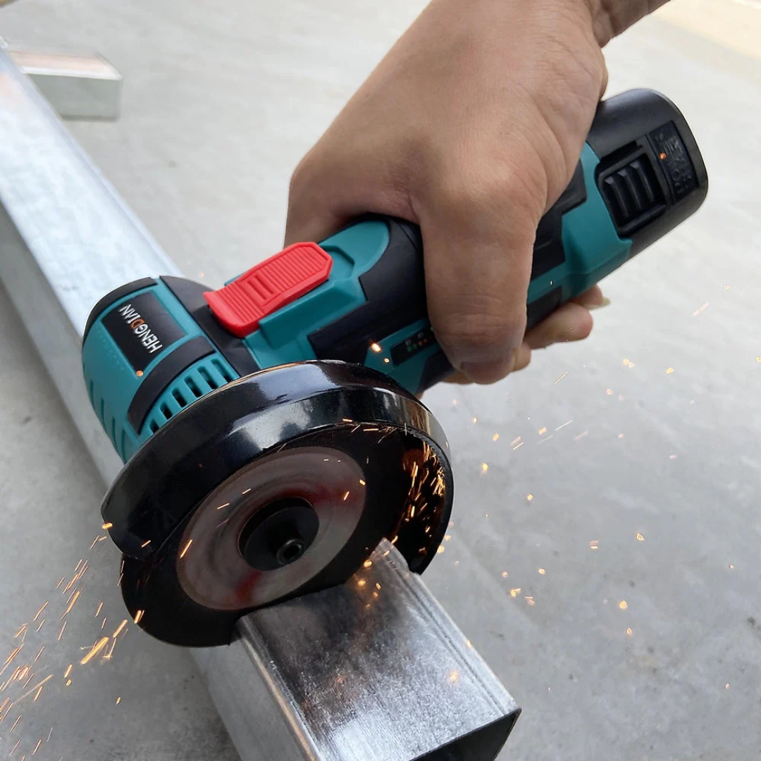 Mini polizor portabil cu 2 acumulatori 36V si 5 discuri, compact si puternic pentru lucrari precise si usor de folosit