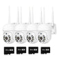 Set 4 x Camere de supraveghere SMART + 4 x Carduri Memorie 32GB+ Transport Gratuit