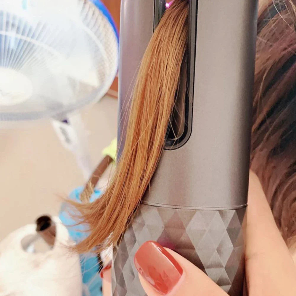 Ondulator automat pentru bucle perfecte rapid si usor | Design ergonomic, incalzire rapida | Styling profesional acasa