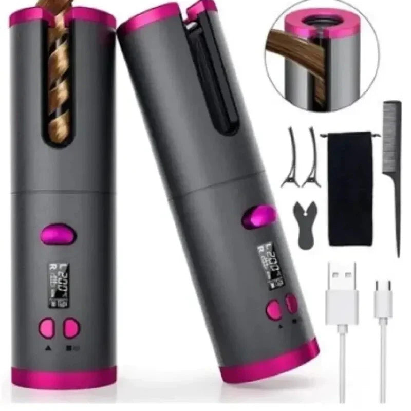 Ondulator automat pentru bucle perfecte rapid si usor | Design ergonomic, incalzire rapida | Styling profesional acasa