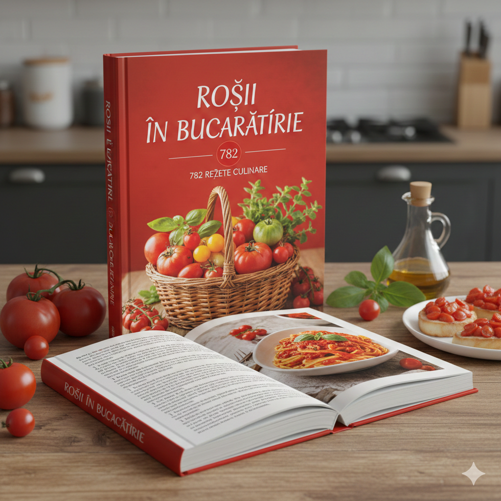 Ebook - Cartea de bucate  " Rosii in Bucatarie"