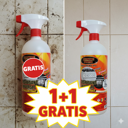 1+1 Gratis! Putere Extremă Împotriva Grăsimii Arse! Degresant Universal Concentrat + CADOU