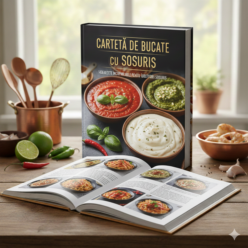 Ebook - Cartea de bucate  cu SOSURI