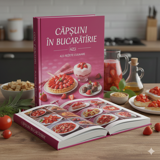 Ebook - Cartea de bucate  "Capsuni in Bucatarie"