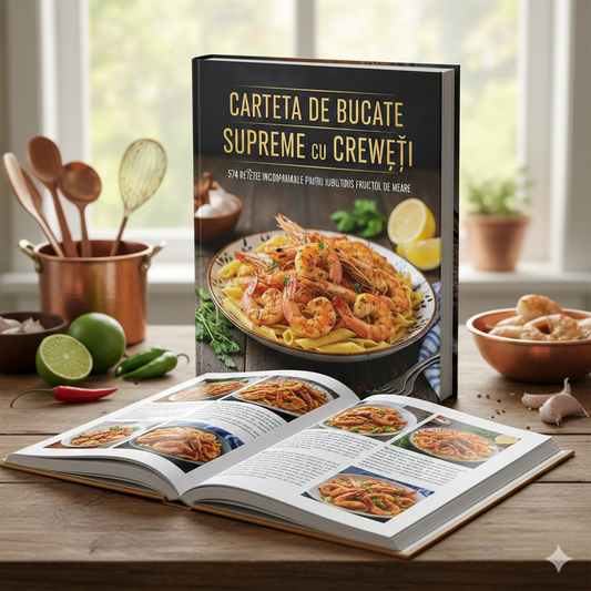 Ebook - Cartea de bucate  SUPREME cu CREVETI