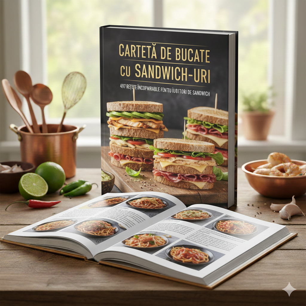 Ebook - Cartea de bucate  cu SANDWICH-URI