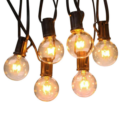 Ghirlandă Luminoasă Decorativă 7.5m cu 25 Becurii LED Alb Cald – Perfectă pentru Grădină, Terasă sau Evenimente – Rezistentă la Apă, Atmosferă de Poveste!