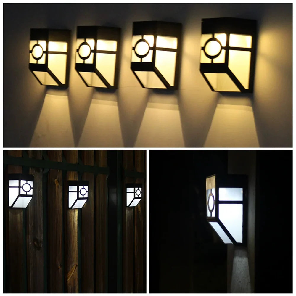 Set de 4 Lumini Solare Elegante pentru Grădină