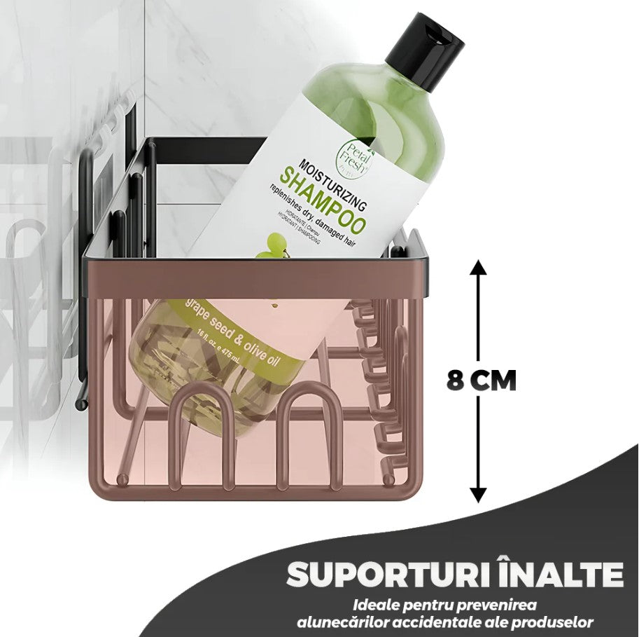 Set 5 Rafturi Adezive pentru Baie & Bucătărie – Organizare Fără Efort!