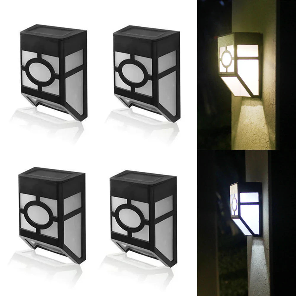 Set de 4 Lumini Solare Elegante pentru Grădină