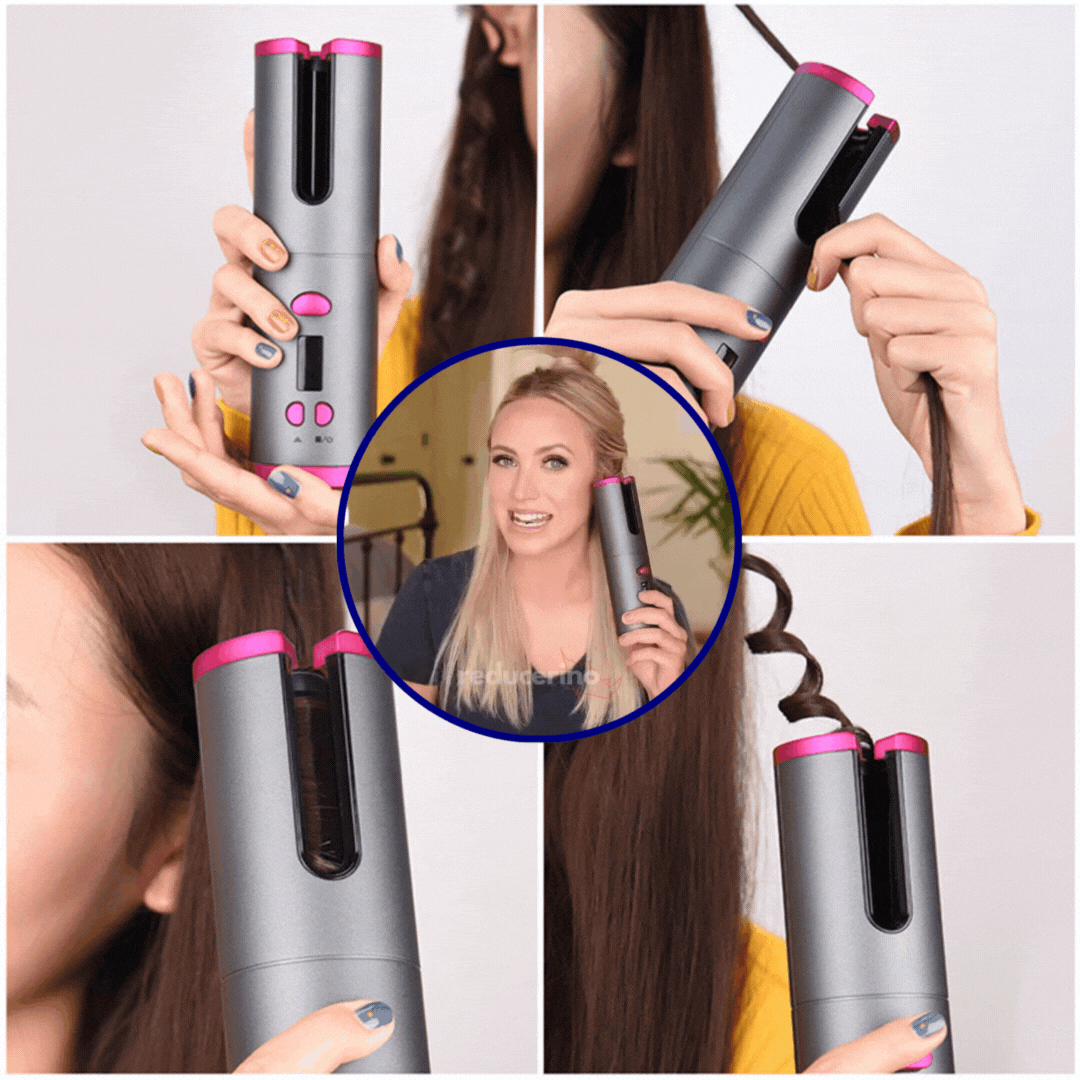 Ondulator automat pentru bucle perfecte rapid si usor | Design ergonomic, incalzire rapida | Styling profesional acasa