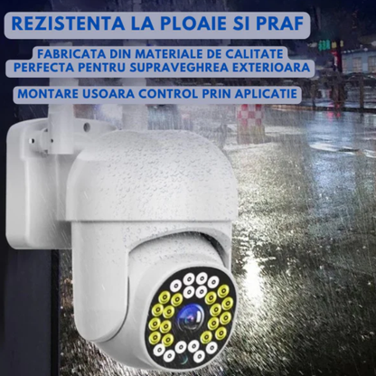 Cameră Jortan  Supraveghere WiFi – Protejează-ți Casa Inteligent, Oricând și de Oriunde + CARD 64 CADOUI