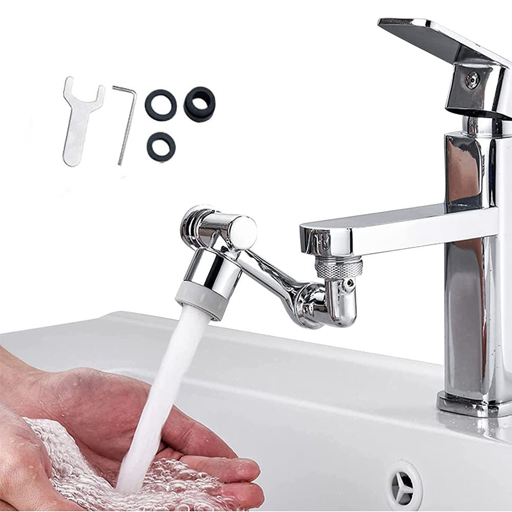 Extensor universal cu brat rotativ 180° pentru robinet