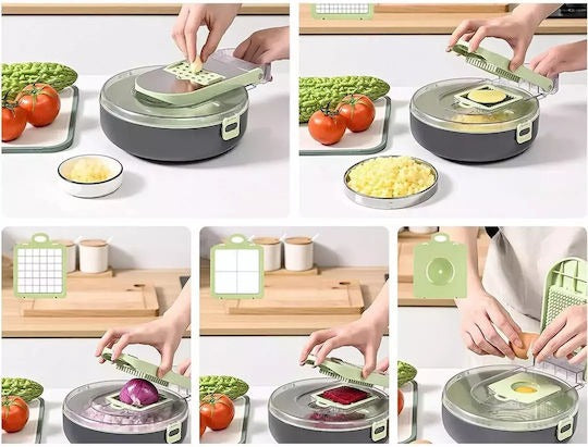 Tocător de legume Multifunctional cu 9 lame