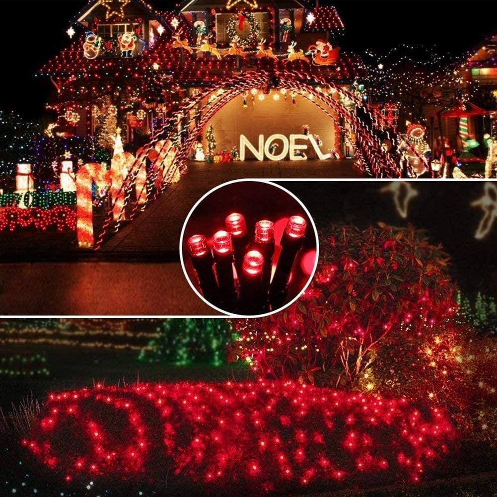 Instalatie Craciun de 12 metri, ROSU, consum redus