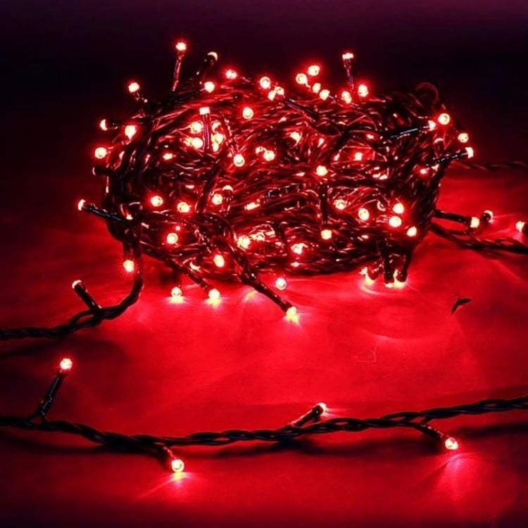 Instalatie Craciun de 12 metri, ROSU, consum redus