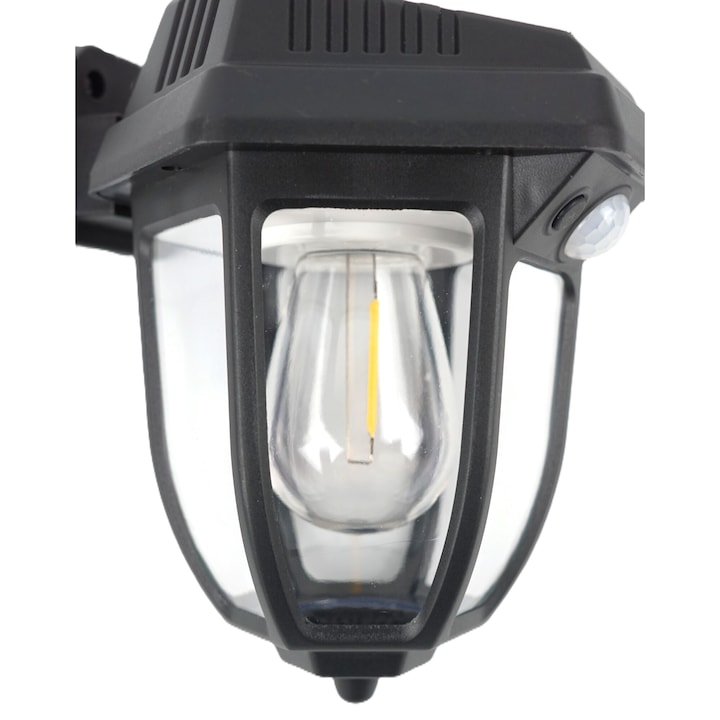 Set 4x Lampă Solară LED cu Senzor Tip Felinar– Iluminare Inteligentă pentru Terasa, Casa și Curte