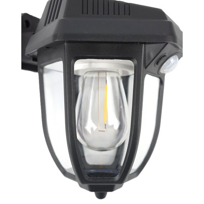 Set 4x Lampă Solară LED cu Senzor Tip Felinar– Iluminare Inteligentă pentru Terasa, Casa și Curte