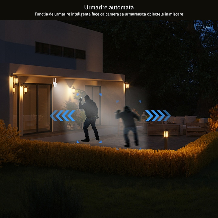 Cameră Jortan  Supraveghere WiFi – Protejează-ți Casa Inteligent, Oricând și de Oriunde + CARD 64 CADOUI