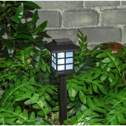 Set 4x Lămpi Solare LED Tip Japonez – Eleganță și Lumină Caldă pentru Grădina Ta