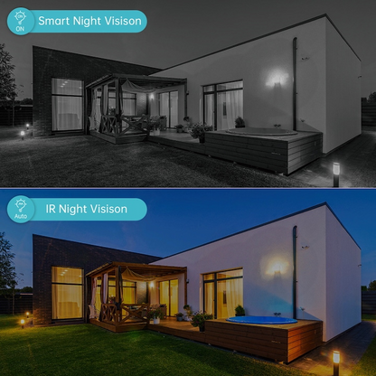 Cameră Jortan  Supraveghere WiFi – Protejează-ți Casa Inteligent, Oricând și de Oriunde + CARD 64 CADOUI