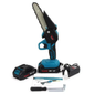 Drujba cu lama de 18 CM, 700W cu lant electric portabil/ fierastrau, 48V, 2 acumulatori